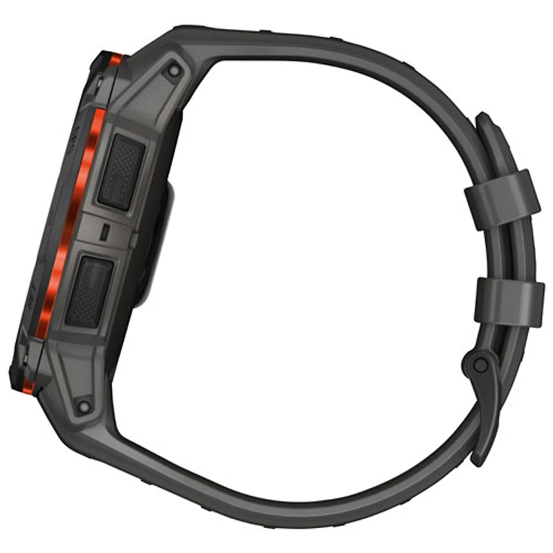 Garmin Instinct 3 Solar 50mm Bluetooth Multisport Smartwatch - Black/Charcoal