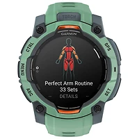 Garmin Instinct 3 AMOLED 45mm Bluetooth Multisport Smartwatch - Neotropic