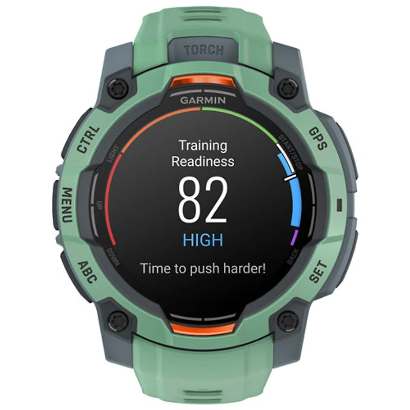 Garmin Instinct 3 AMOLED 45mm Bluetooth Multisport Smartwatch - Neotropic