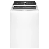 Whirlpool 5.2 Cu. Ft. High Efficiency Agitator Top Load Washer (WTW5025SW) - White