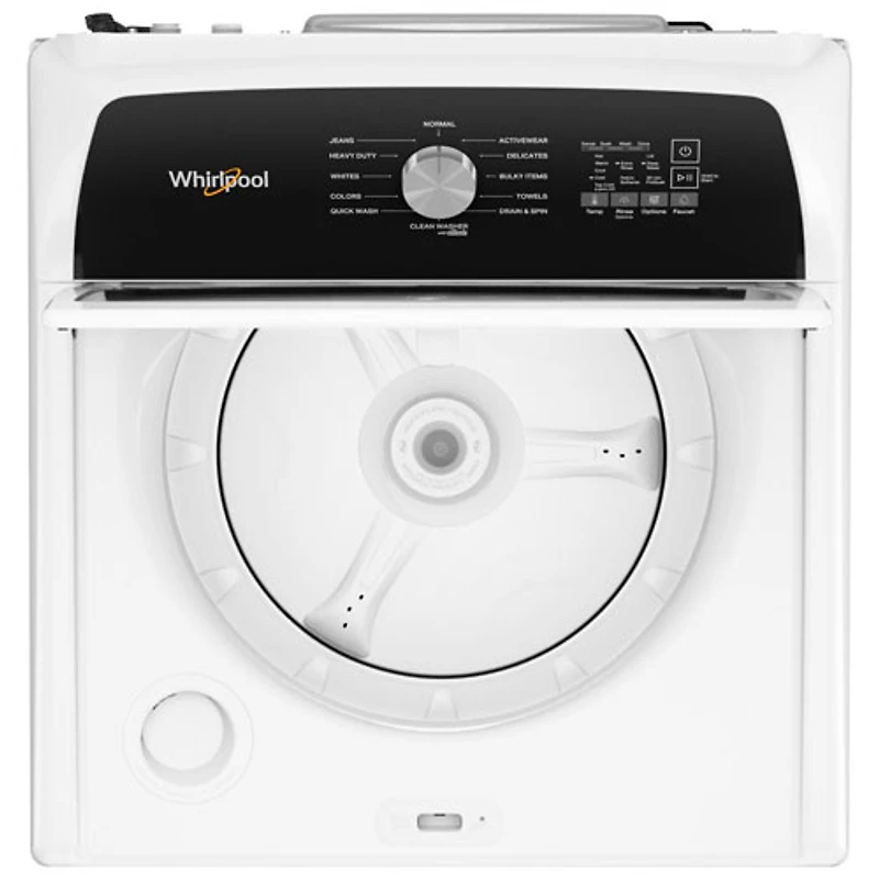 Whirlpool 5.2 Cu. Ft. High Efficiency Agitator Top Load Washer (WTW5025SW) - White