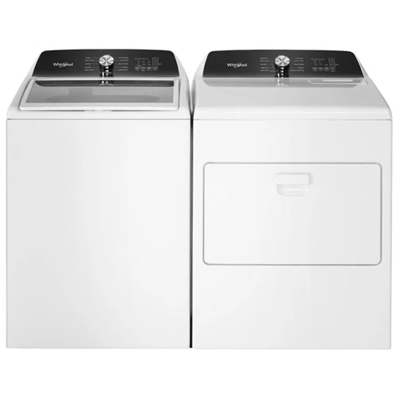 Whirlpool 5.2 Cu. Ft. High Efficiency Agitator Top Load Washer (WTW5025SW) - White