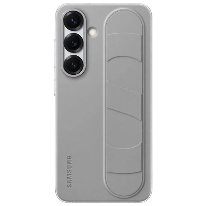 Samsung Standing Grip Fitted Hard Shell Case for Galaxy S25 - Grey
