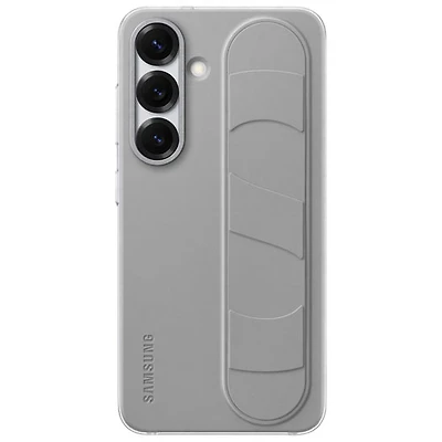 Samsung Standing Grip Fitted Hard Shell Case for Galaxy S25 - Grey