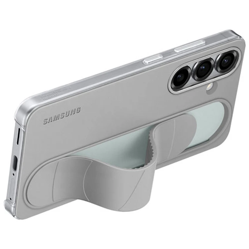 Samsung Standing Grip Fitted Hard Shell Case for Galaxy S25 - Grey