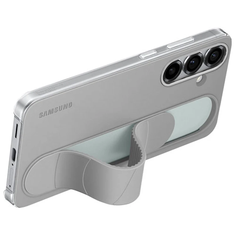 Étui rigide ajusté Standing Grip de Samsung pour Galaxy S25+ - Gris