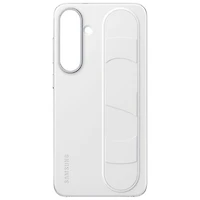 Étui rigide ajusté Standing Grip de Samsung pour Galaxy S25+ - Blanc