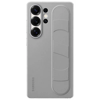 Étui rigide ajusté Standing Grip de Samsung pour Galaxy S25 Ultra - Gris