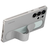 Étui rigide ajusté Standing Grip de Samsung pour Galaxy S25 Ultra - Gris