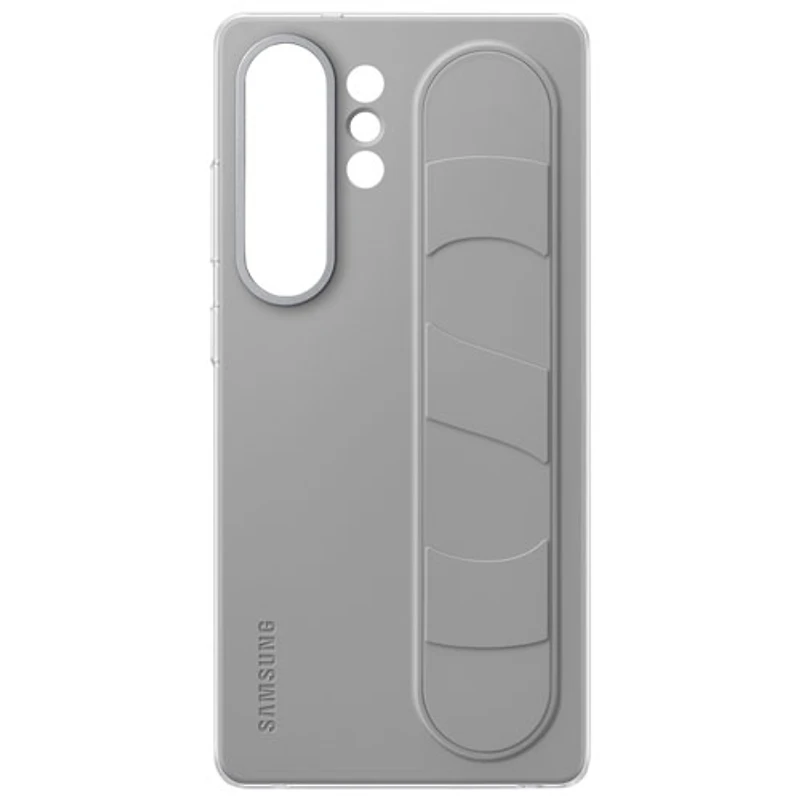 Étui rigide ajusté Standing Grip de Samsung pour Galaxy S25 Ultra - Gris