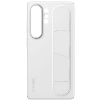 Samsung Standing Grip Fitted Hard Shell Case for Galaxy S25 Ultra - White
