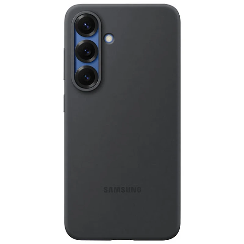 Samsung Silicone Fitted Soft Shell Case for Galaxy S25 - Black