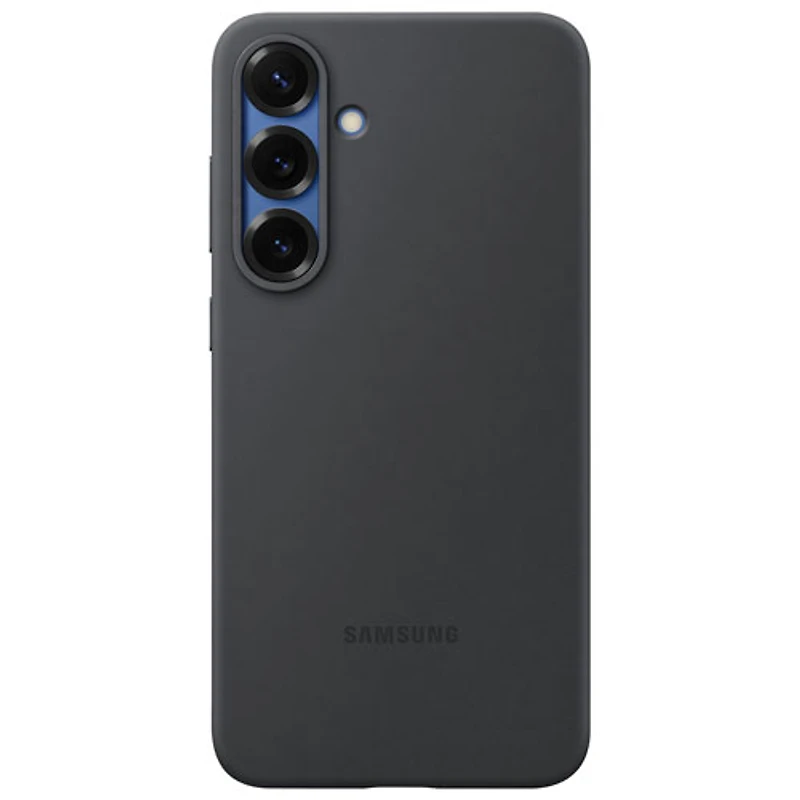 Samsung Silicone Fitted Soft Shell Case for Galaxy S25+ - Black