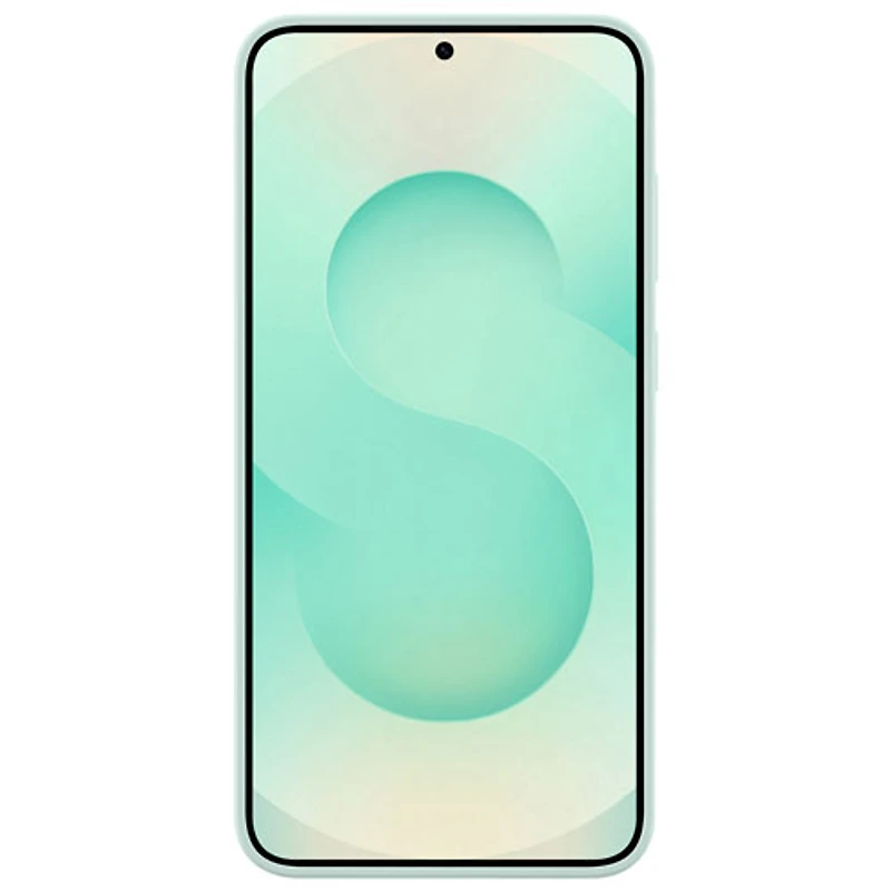 Étui souple ajusté en silicone de Samsung pour Galaxy S25+ - Menthe