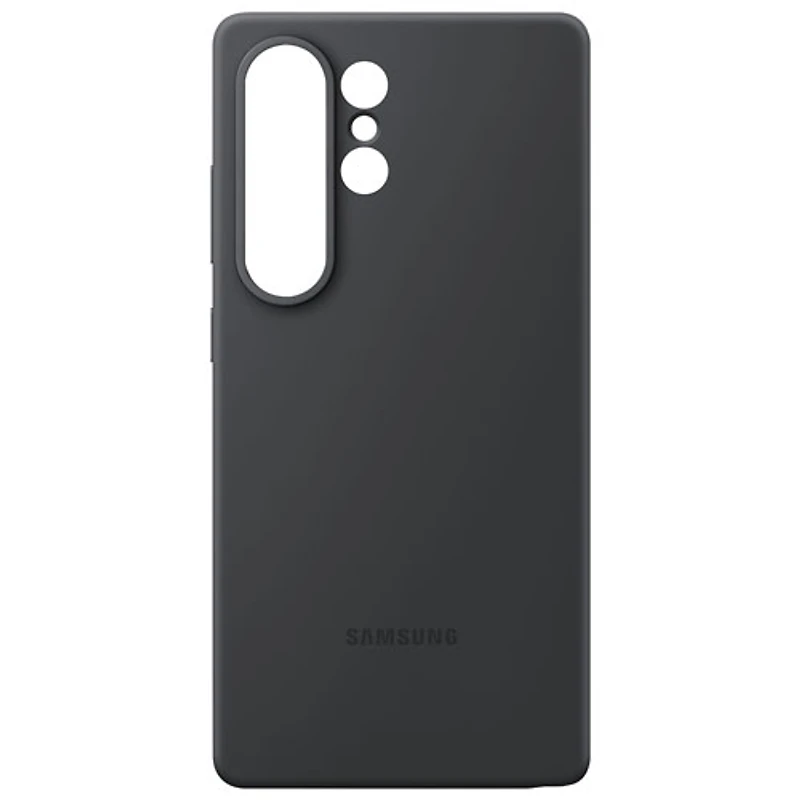 Samsung Silicone Fitted Soft Shell Case for Galaxy S25 Ultra - Black