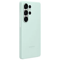 Étui souple ajusté en silicone de Samsung pour Galaxy S25 Ultra - Menthe