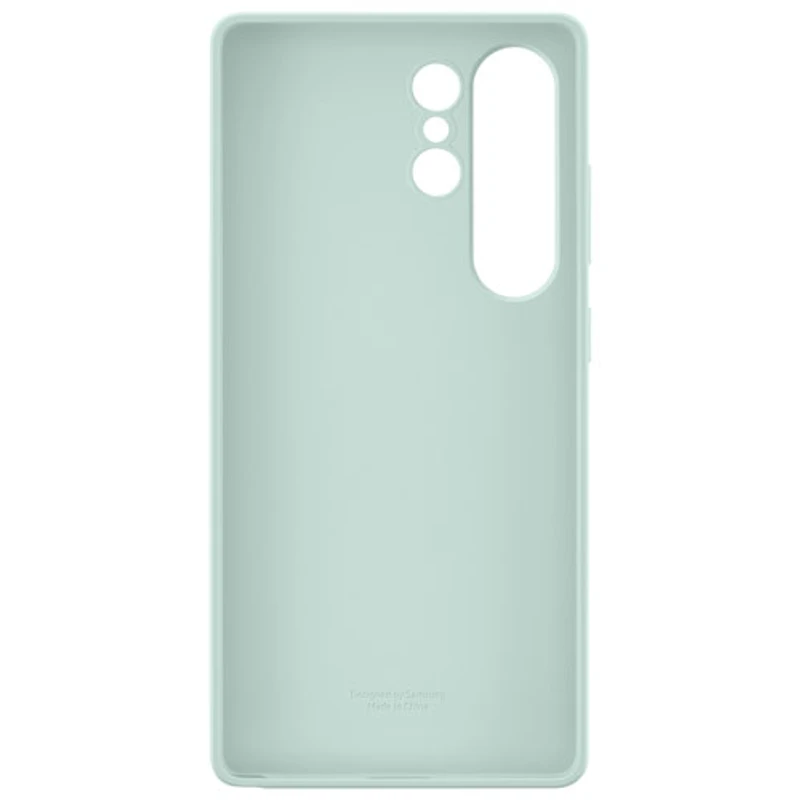 Étui souple ajusté en silicone de Samsung pour Galaxy S25 Ultra - Menthe