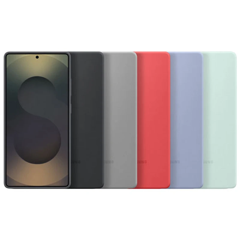Étui souple ajusté en silicone de Samsung pour Galaxy S25 Ultra - Menthe