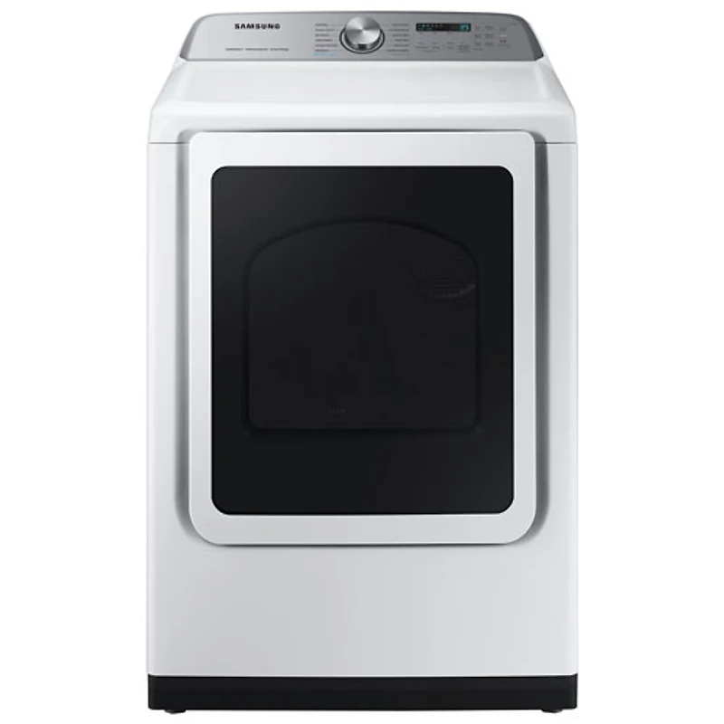 Samsung 7.4 Cu. Ft. Electric Steam Dryer (DVE52DG5505WAC) - White