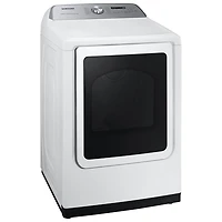 Samsung 7.4 Cu. Ft. Electric Steam Dryer (DVE52DG5505WAC) - White