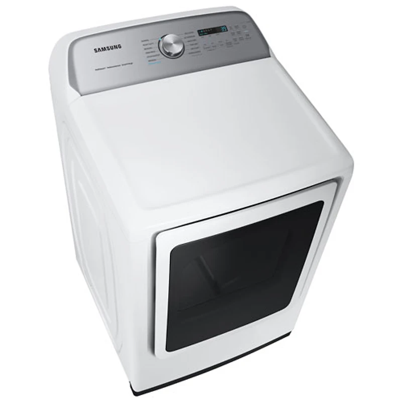 Samsung 7.4 Cu. Ft. Electric Steam Dryer (DVE52DG5505WAC) - White