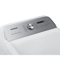 Samsung 7.4 Cu. Ft. Electric Steam Dryer (DVE52DG5505WAC) - White