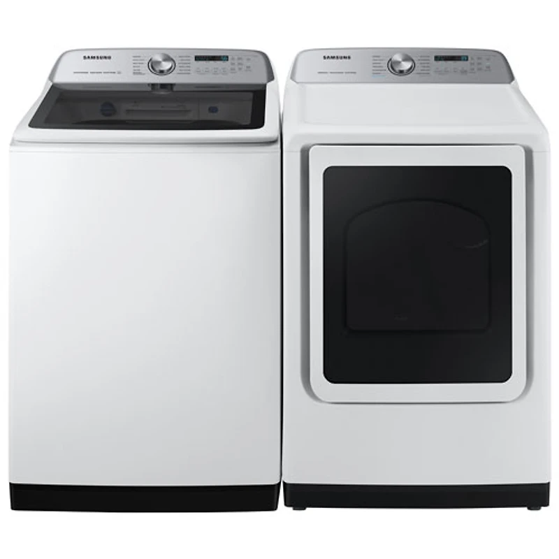 Sécheuse électrique à vapeur 7,4 pi³ de Samsung (DVE52DG5505WAC) - Blanc