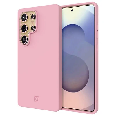Étui souple ajusté en silicone Sensor d'Incipio avec protecteur de lentille pour Galaxy S25 Ultra - Rose