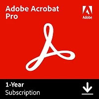 Adobe Acrobat Pro (PC/Mac) - 1 utilisateur - 1 an - Téléchargement numérique