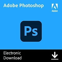 Adobe Photoshop (PC/Mac) - 1 utilisateur - 1 an - Téléchargement numérique