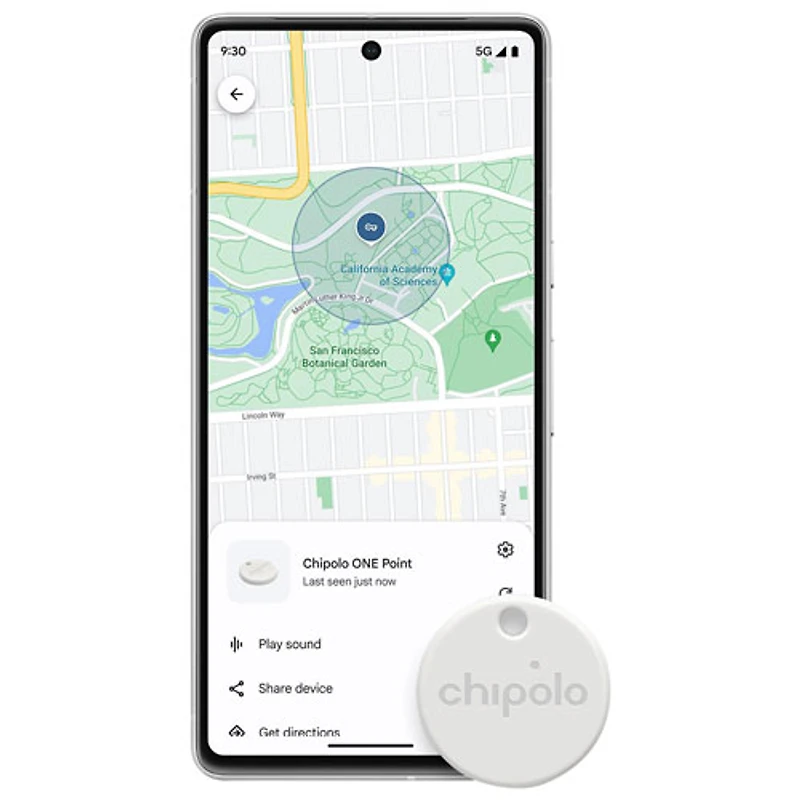 Chipolo ONE Point Bluetooth Item Tracker - White