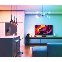 Ampoule DEL intelligente/Wi-Fi A19 Essentials de Nanoleaf avec capacité Matter - Paquet de 4 - Blanc et couleur