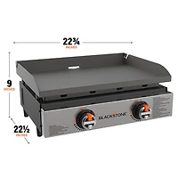 Plaque chauffante de table portative originale de 22 po Omnivore de Blackstone