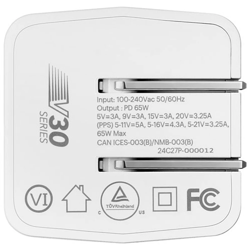Insignia 65W USB-C Wall Charger (NS-PW365C1W25-C) - Only at Best Buy