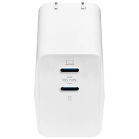 Insignia 70W Dual USB-C GaN Wall Charger (NS-PW370C2W25-C) - Only at Best Buy