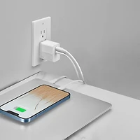 Insignia 70W Dual USB-C GaN Wall Charger (NS-PW370C2W25-C) - Only at Best Buy