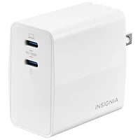 Chargeur mural à 2 ports USB-C GaN de 100 W d'Insignia (NS-PW31XC2W25-C) - Exclusivité Best Buy