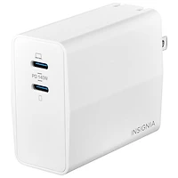 Chargeur mural à 2 ports USB-C GaN de 140 W d'Insignia (NS-PW3X4C2W25-C) - Exclusivité Best Buy
