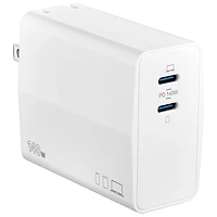 Chargeur mural à 2 ports USB-C GaN de 140 W d'Insignia (NS-PW3X4C2W25-C) - Exclusivité Best Buy