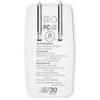 Chargeur mural à 2 ports USB-C GaN de 140 W d'Insignia (NS-PW3X4C2W25-C) - Exclusivité Best Buy