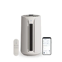 Blueair Air Purifier with Heating & Cooling for Large Rooms, Up to 840 sq. ft. - White/Grey