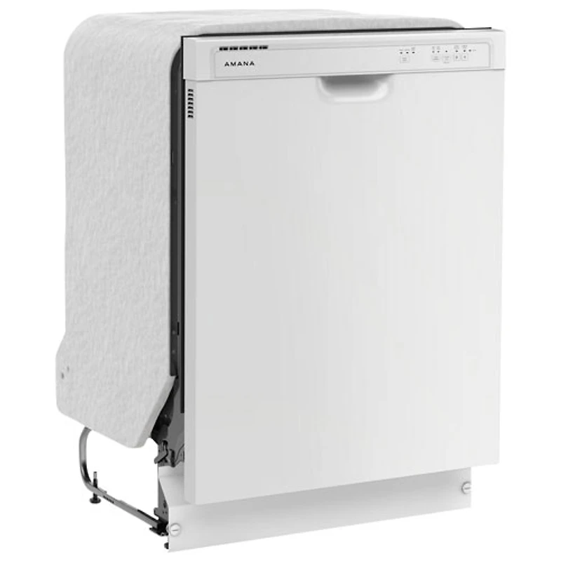 Lave-vaisselle encastrable 24 po 59 dB avec troisième panier d'Amana (ADFS2524RW) - Blanc