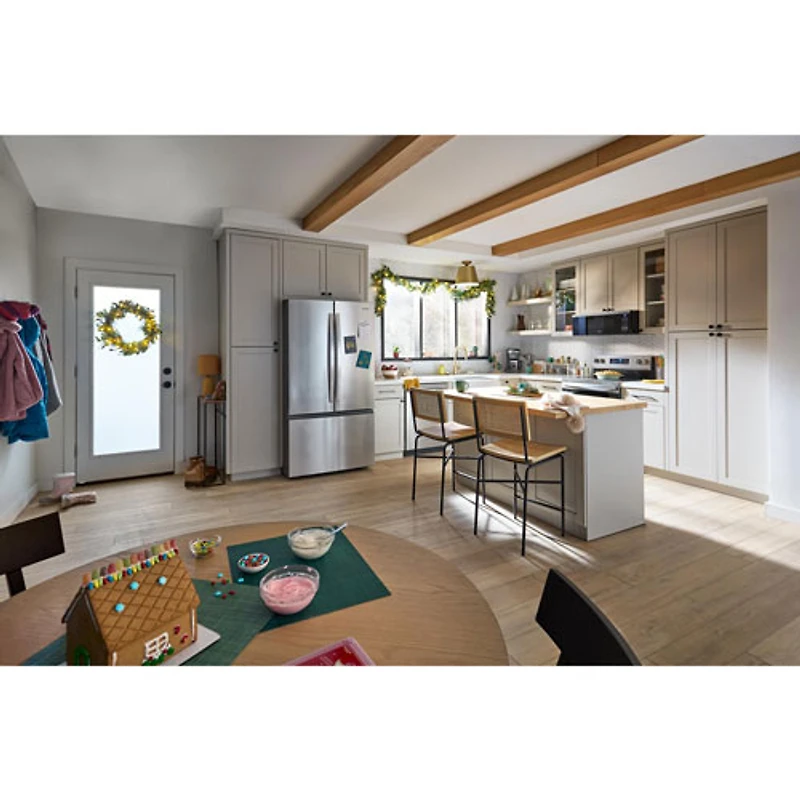 Whirlpool 36" 30.52 Cu. Ft. French Door Refrigerator (WRFF3136SZ) - Stainless Steel