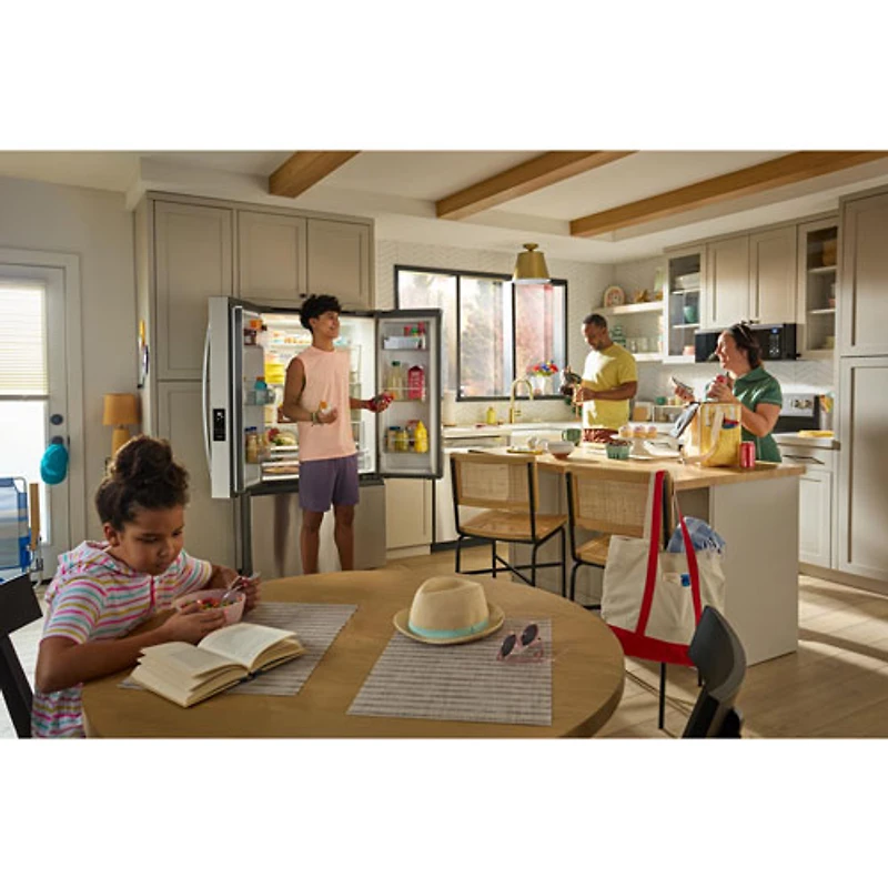 Whirlpool 36" 30.52 Cu. Ft. French Door Refrigerator (WRFF3136SZ) - Stainless Steel