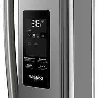 Whirlpool 36" 30.52 Cu. Ft. French Door Refrigerator (WRFF3136SZ) - Stainless Steel