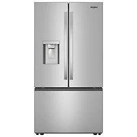 Réfrigérateur 2 portes 29,58 pi³ 36 po avec distributeur glaçons/eau de Whirlpool (WRFF3536SZ) - Inox