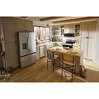 Réfrigérateur 2 portes 29,58 pi³ 36 po avec distributeur glaçons/eau de Whirlpool (WRFF3536SZ) - Inox