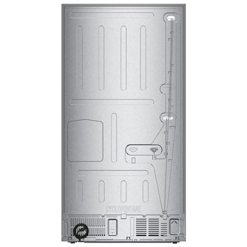 Whirlpool 36" 29.58 Cu. Ft. French Door Refrigerator with Water & Ice Dispenser (WRFF3536SZ) - Stainless Steel