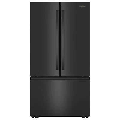 Whirlpool 36" 30.52 Cu. Ft. French Door Refrigerator (WRFF3136SB) - Black