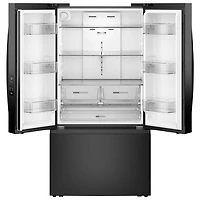 Whirlpool 36" 30.52 Cu. Ft. French Door Refrigerator (WRFF3136SB) - Black